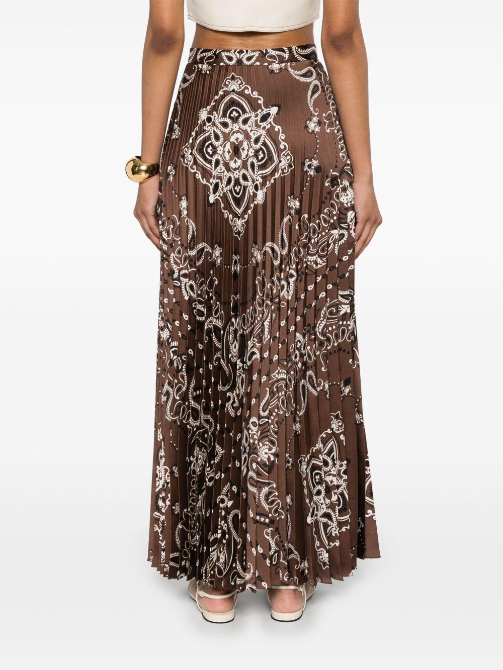 pleated maxi skirt Product Image