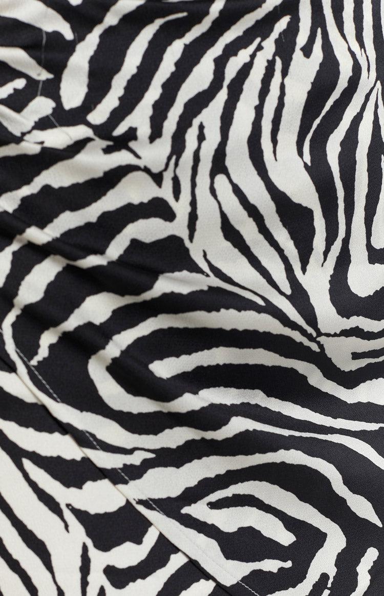 Niomi Wrap Skirt Zebra Product Image