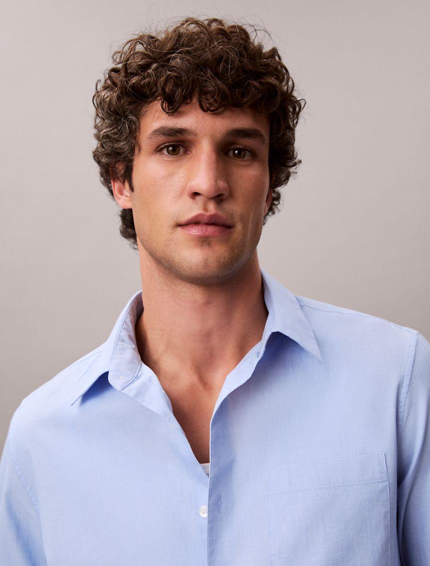 Washed Poplin Classic Button-Down Shirt Product Image
