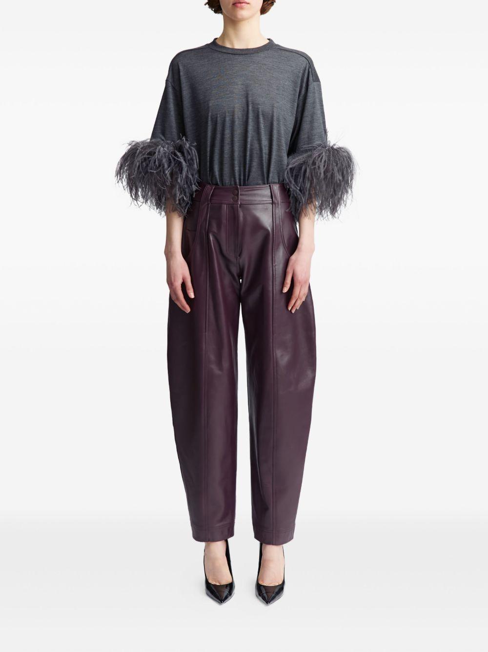 Alcea leather trousers Product Image