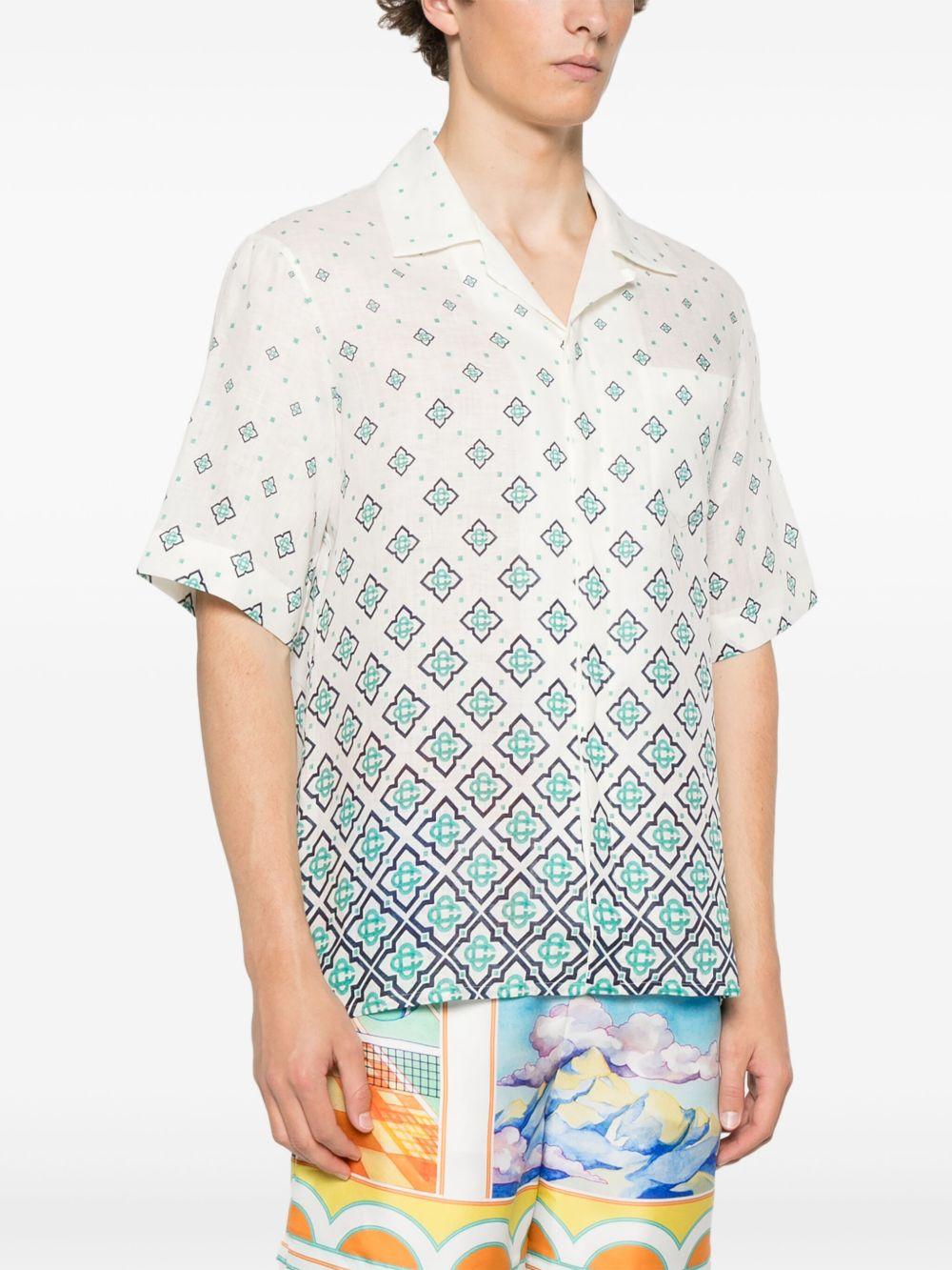 monogram-print shirt Product Image