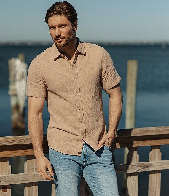 The Normal Brand Kalo Short Sleeve Woven Shirt Product Image