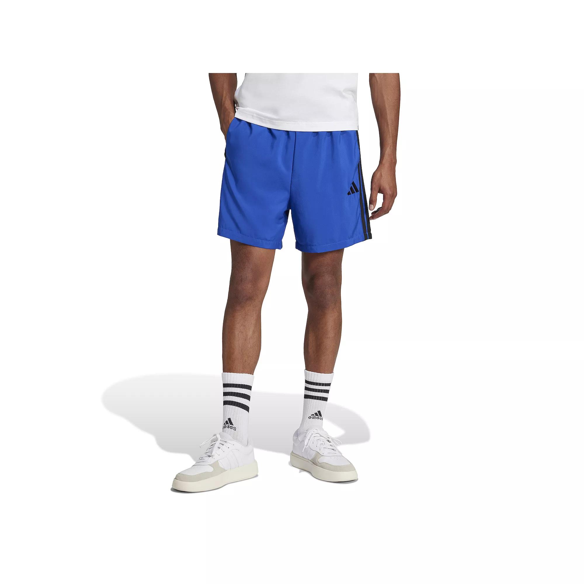 adidas Essential 3-Stripes Chelsea Shorts Royal Blue 2XL Mens Product Image
