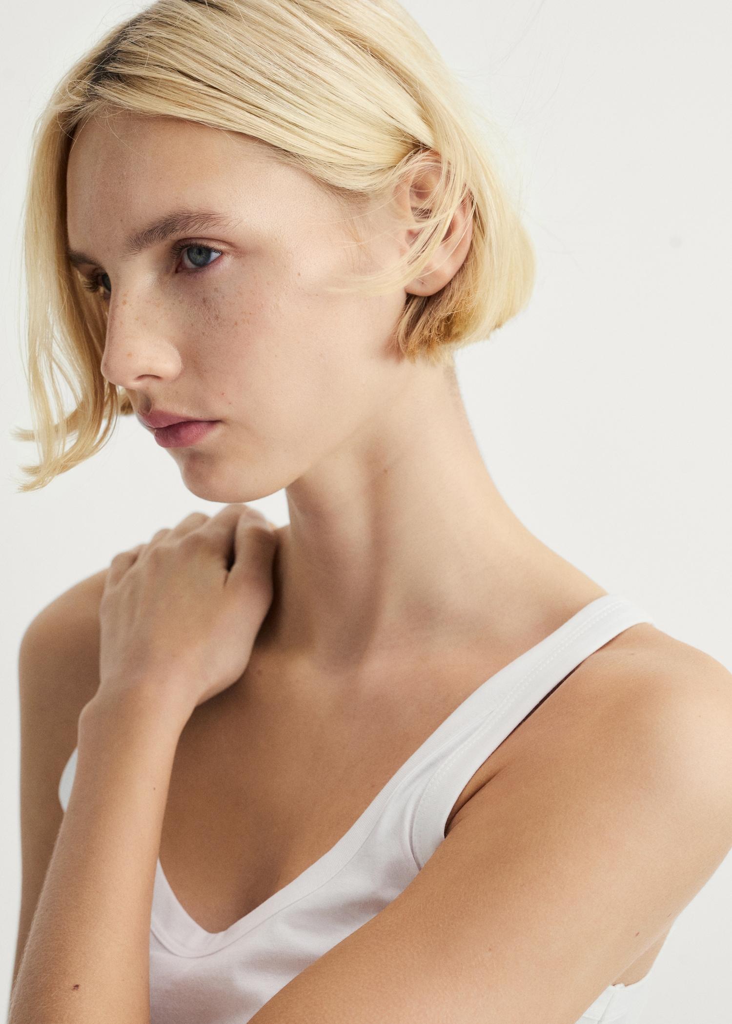 Striped two-piece pajamas - Women | MANGO USA Product Image