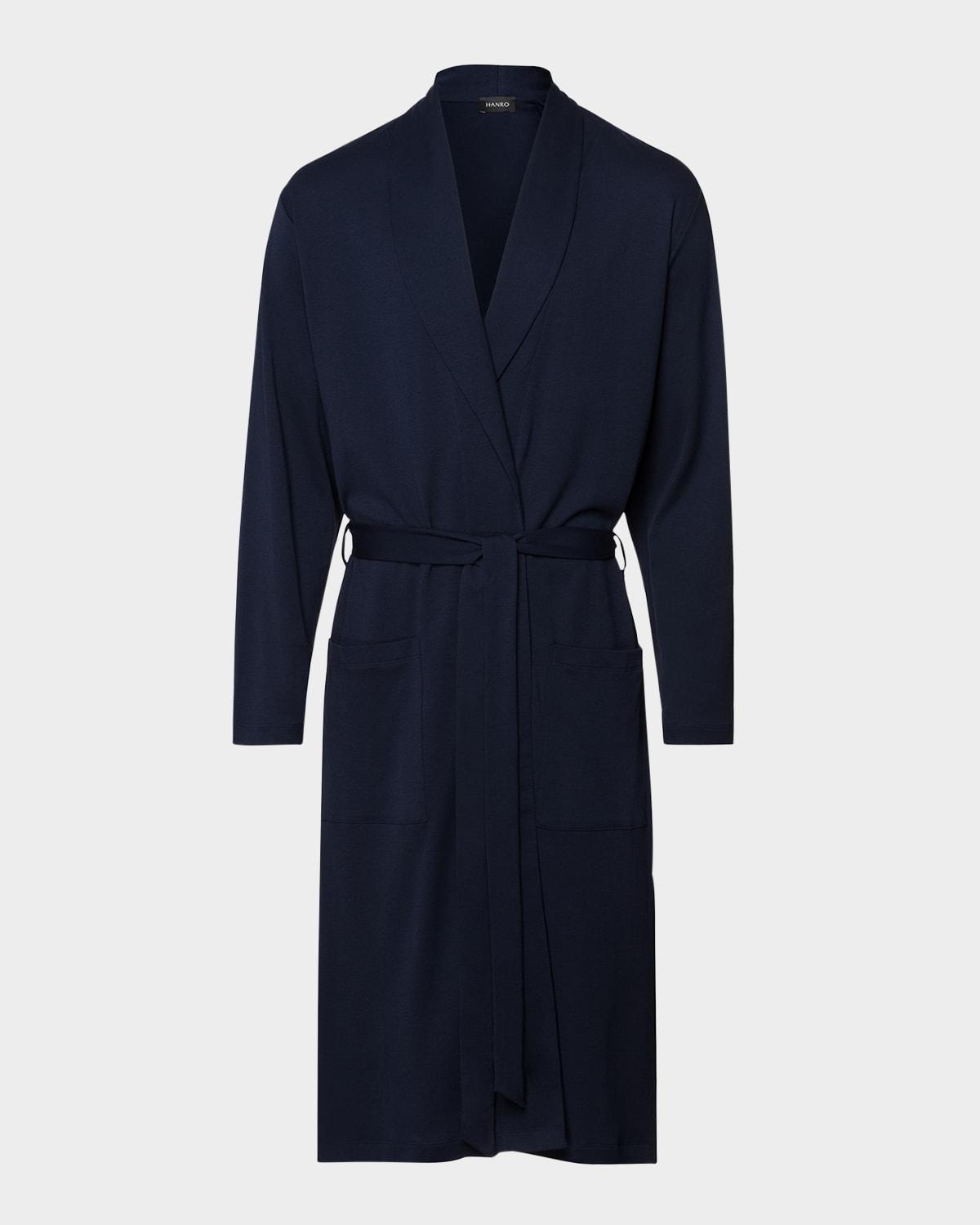 Men's Night Day Interlock Cotton Robe Product Image