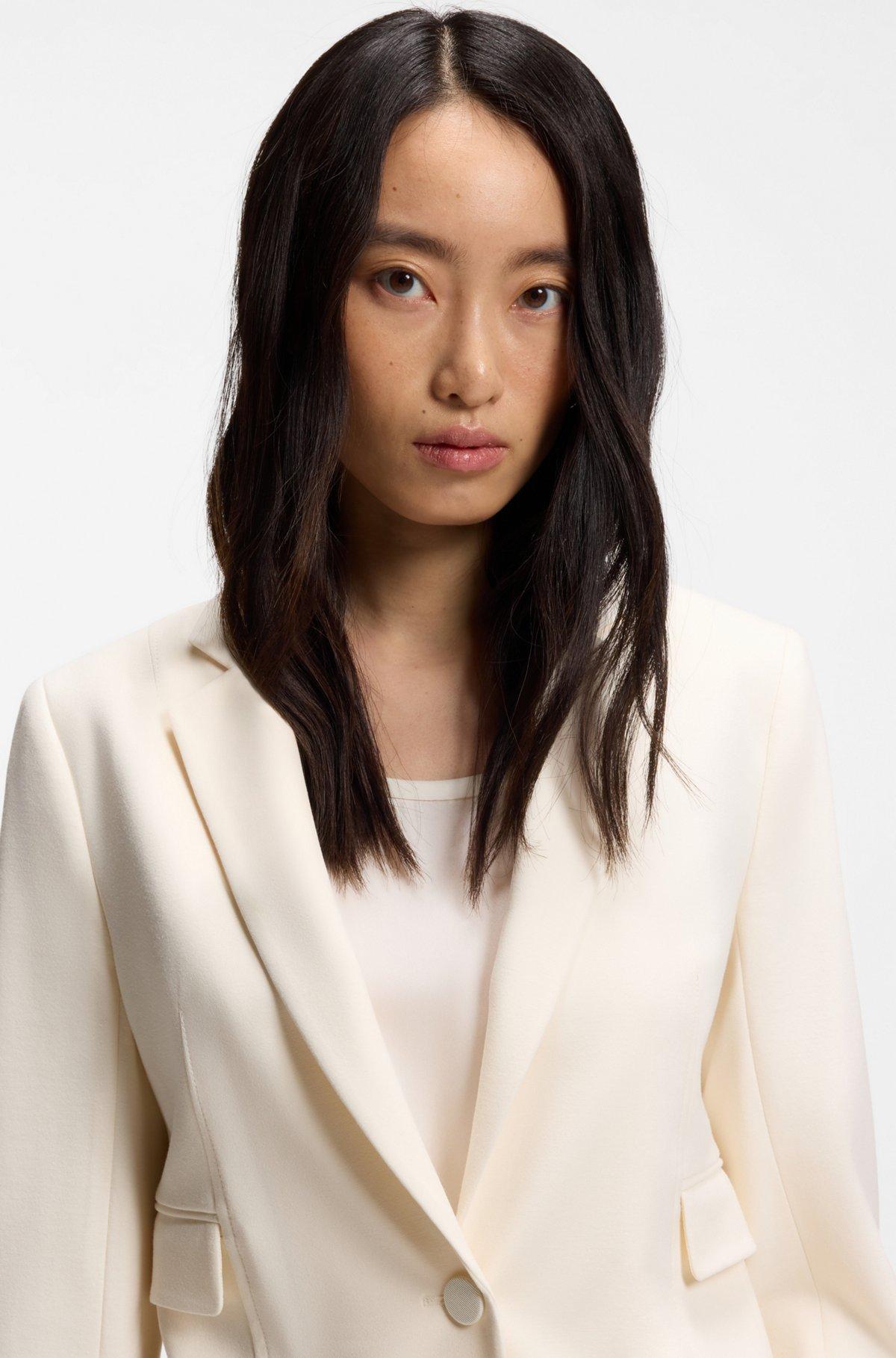 Slim-fit blazer with angled darts Product Image
