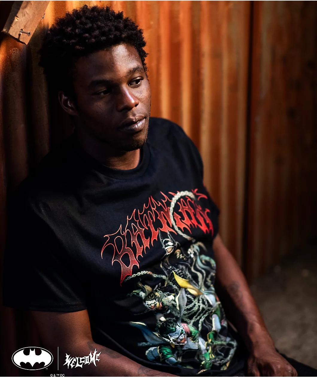 Welcome x Batman Who Laughs Black T-Shirt Product Image