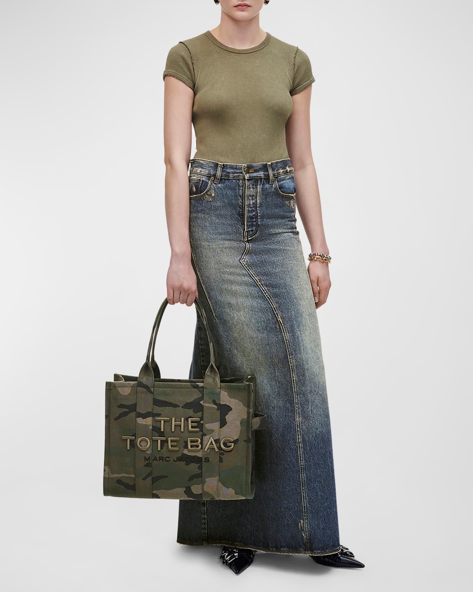 Womens The Camo Jacquard Large Tote Bag Product Image