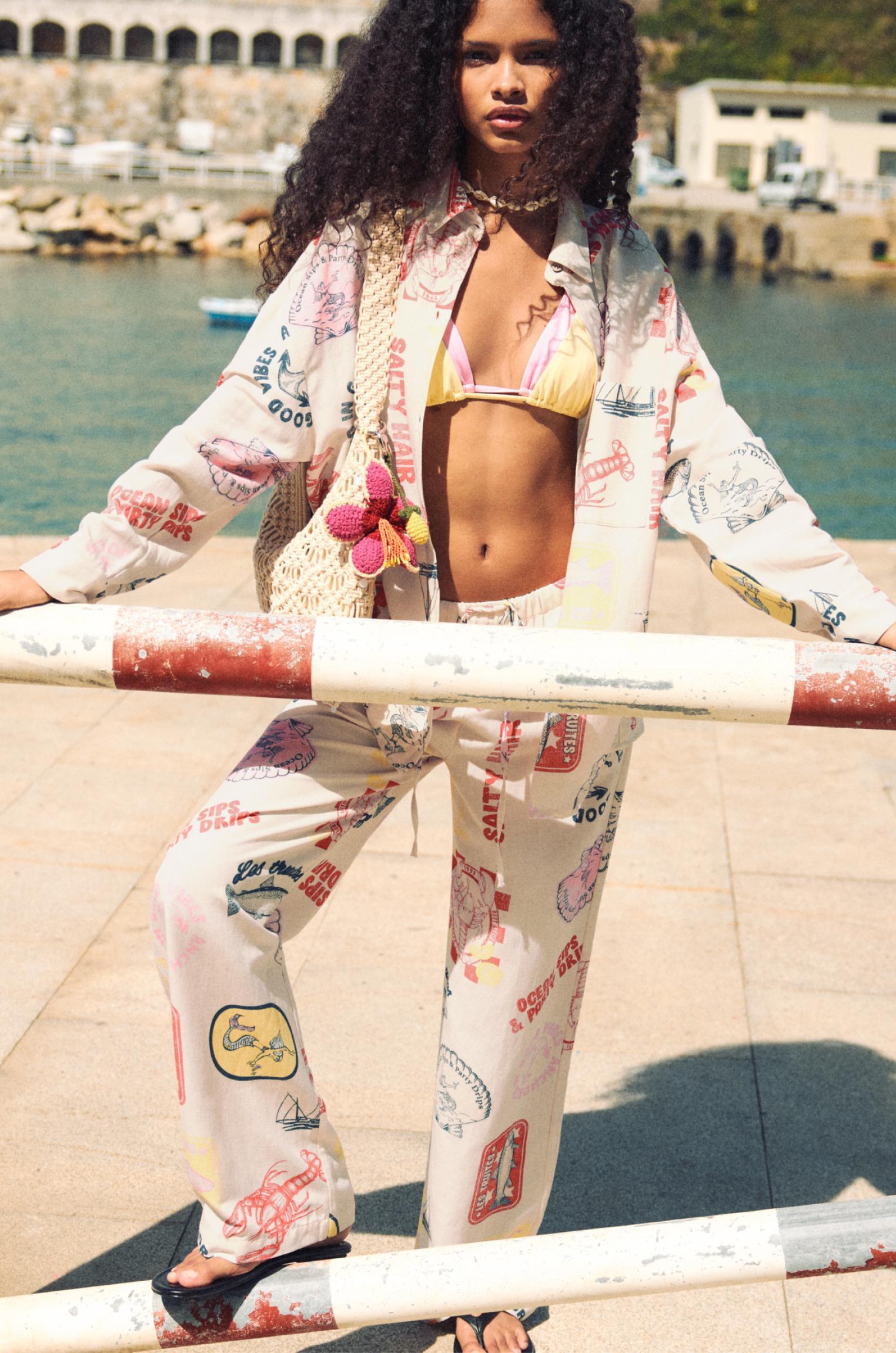 Printed long sleeve shirt Product Image