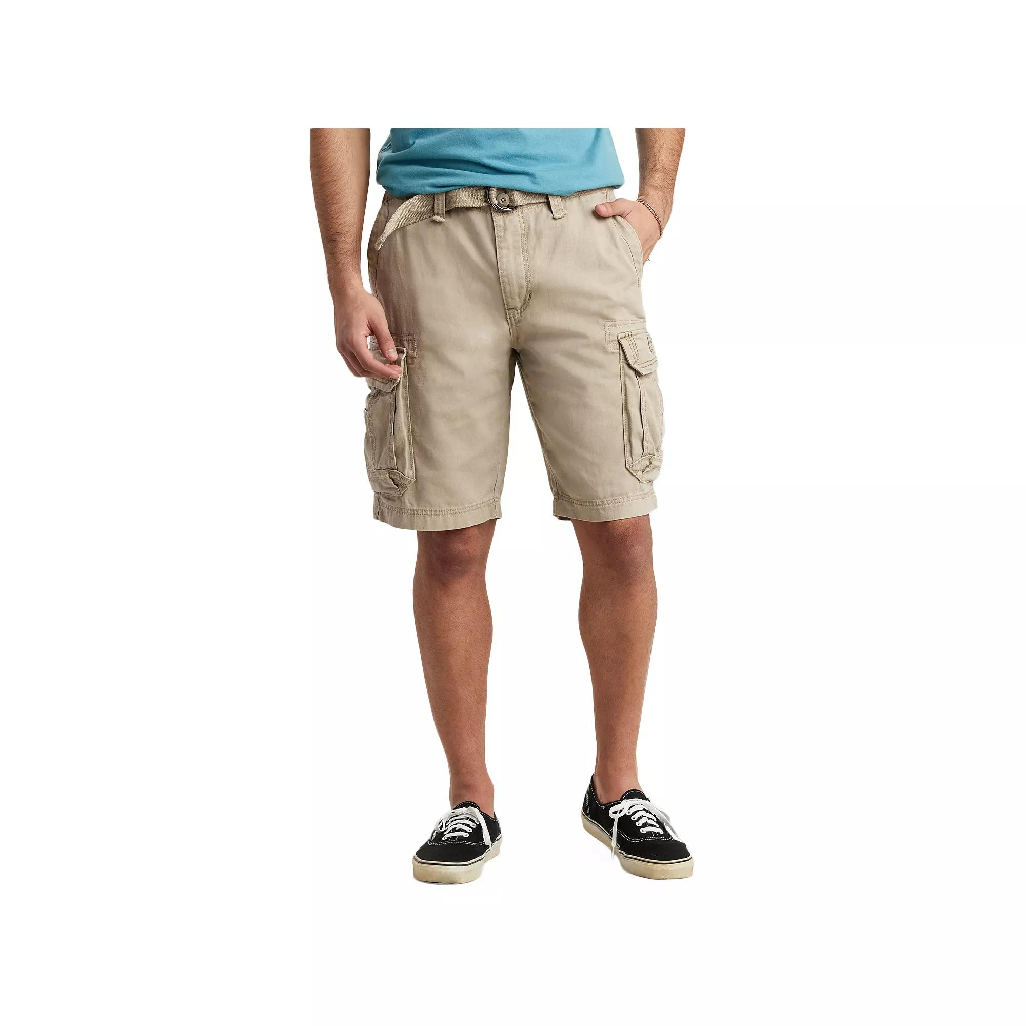 Men's UNIONBAY 11" Survivor Belted Cargo Shorts,  Product Image