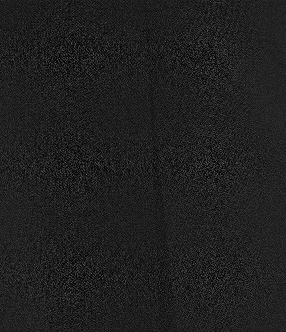 KARL LAGERFELD PARIS Short Sleeve Scuba Embellished Peter Pan Collar Fit and Flare Dress Product Image