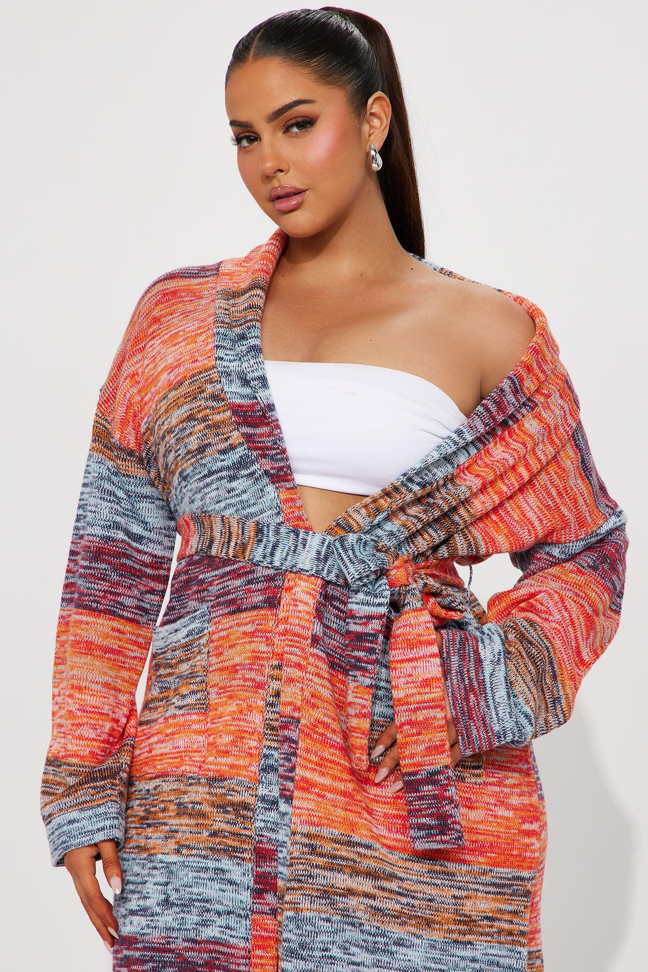 Making Magic Color Block Cardigan - Multi Color Female Product Image