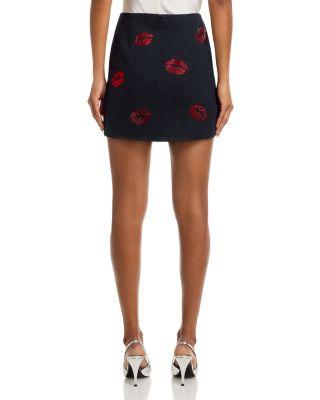 Kissing Booth Denim Mini Skirt  Product Image