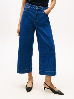 High-Rise Wide Leg Cropped Jean Product Image