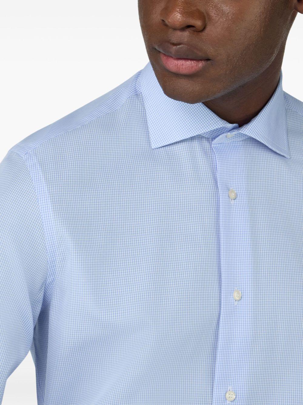 slim-fit cotton shirt Product Image