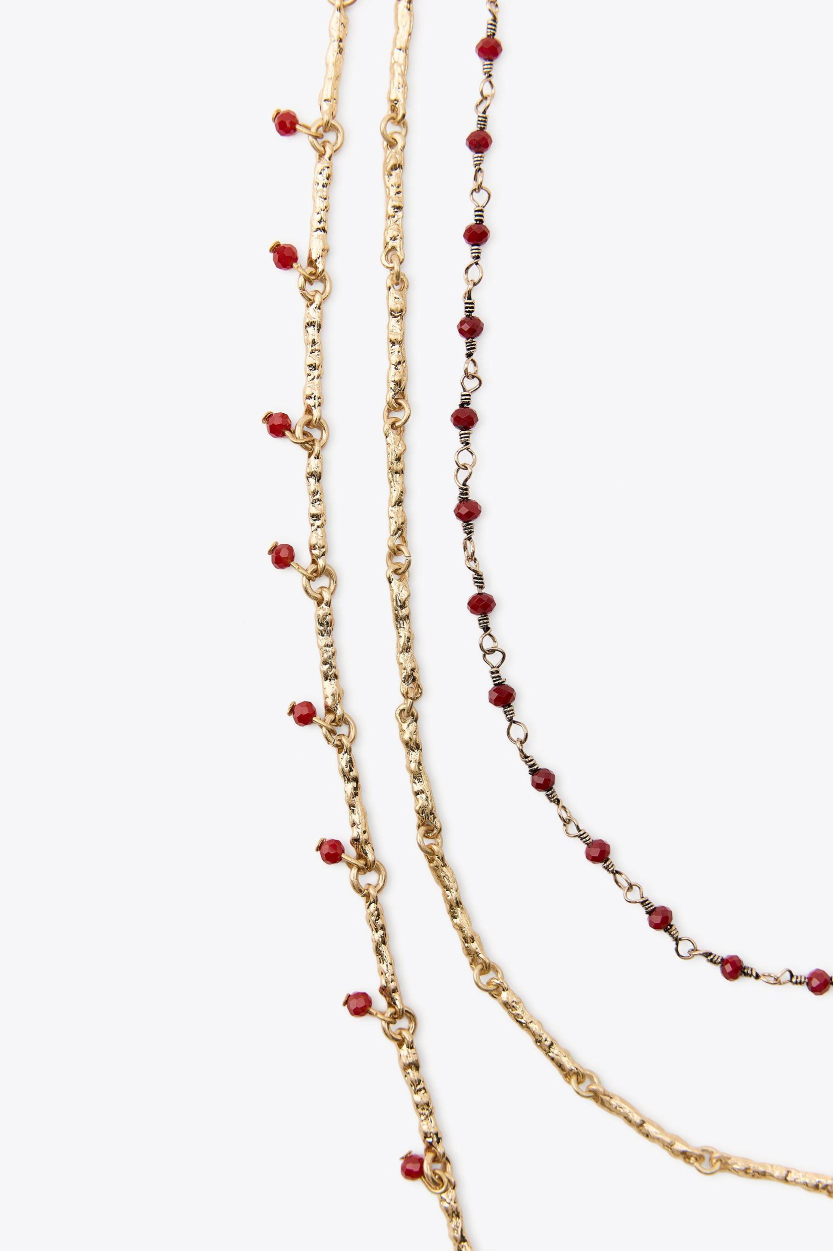 3-PACK OF ZEBRA BEAD NECKLACES Product Image