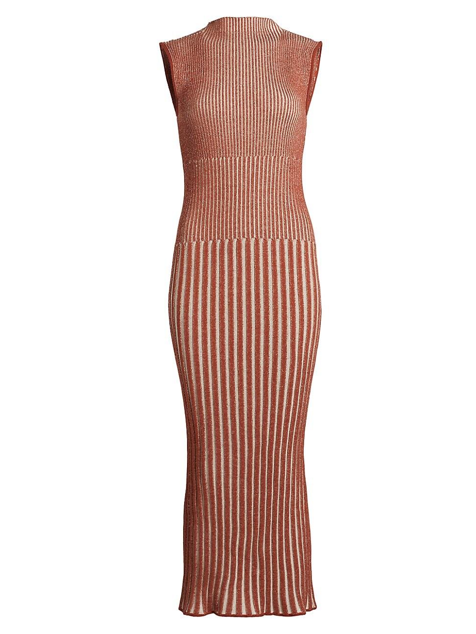 Womens Spondylus Golfo Rib-Knit Midi-Dress Product Image