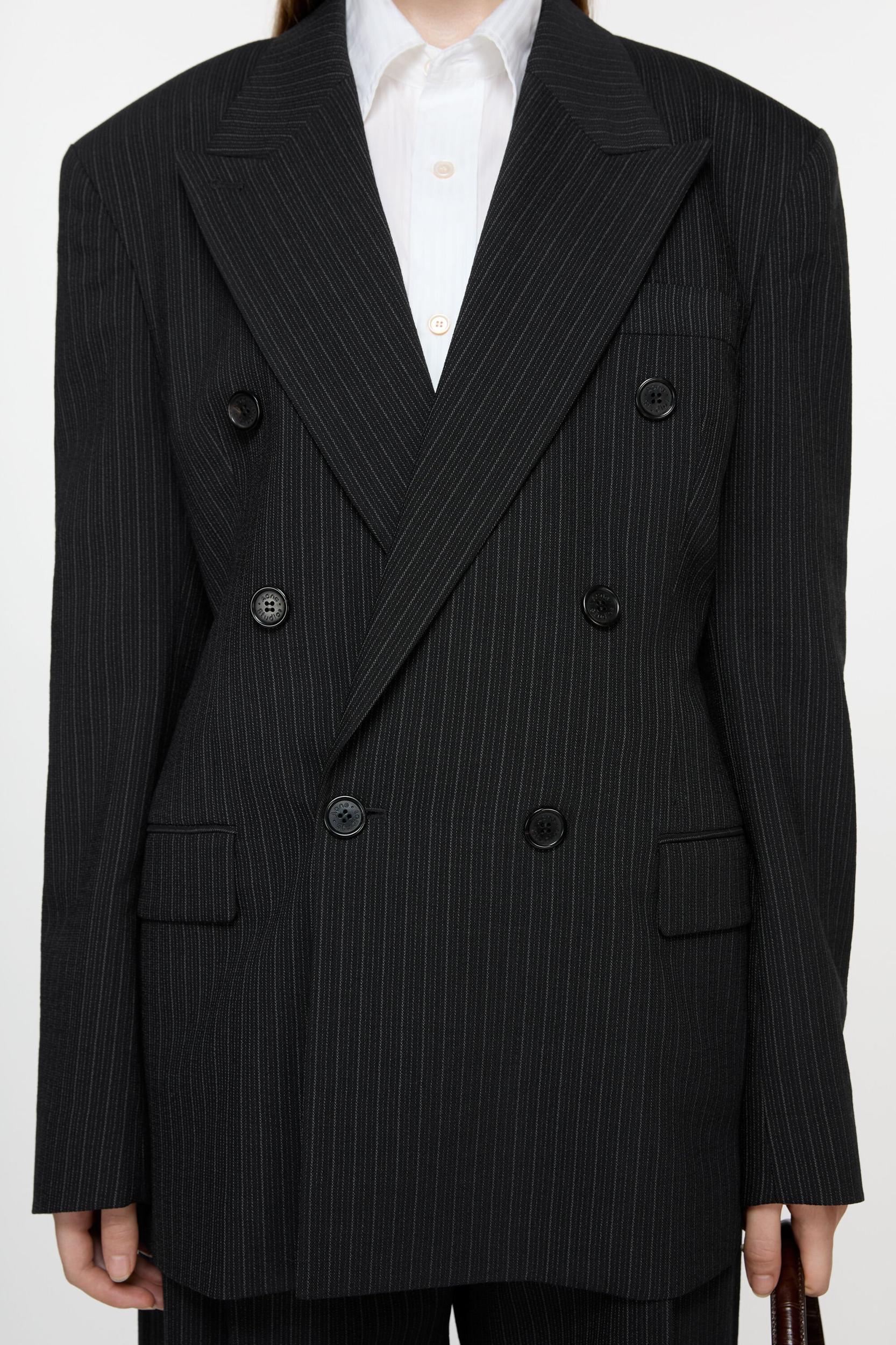 Double-breasted pinstripe jacket Product Image