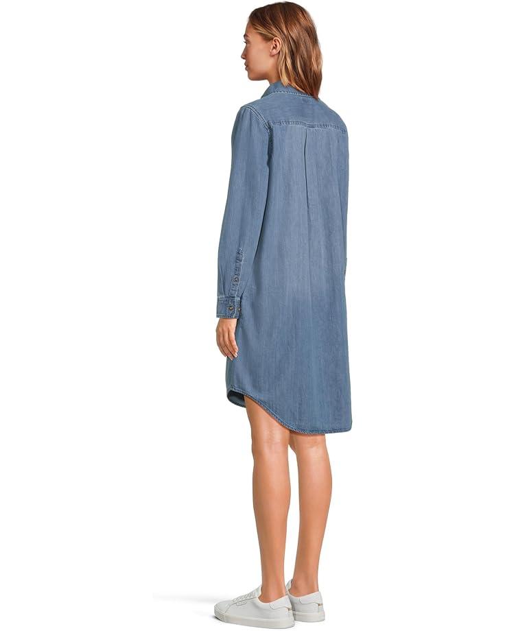 Long Sleeve Popover Mini Dress in Croswell Product Image