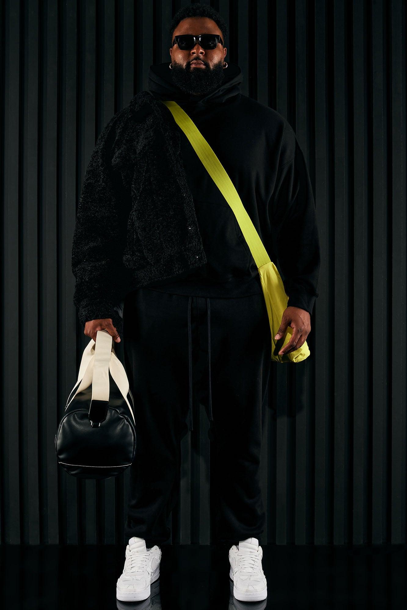 Tyson Oversized Heavyweight Hoodie - Black Product Image