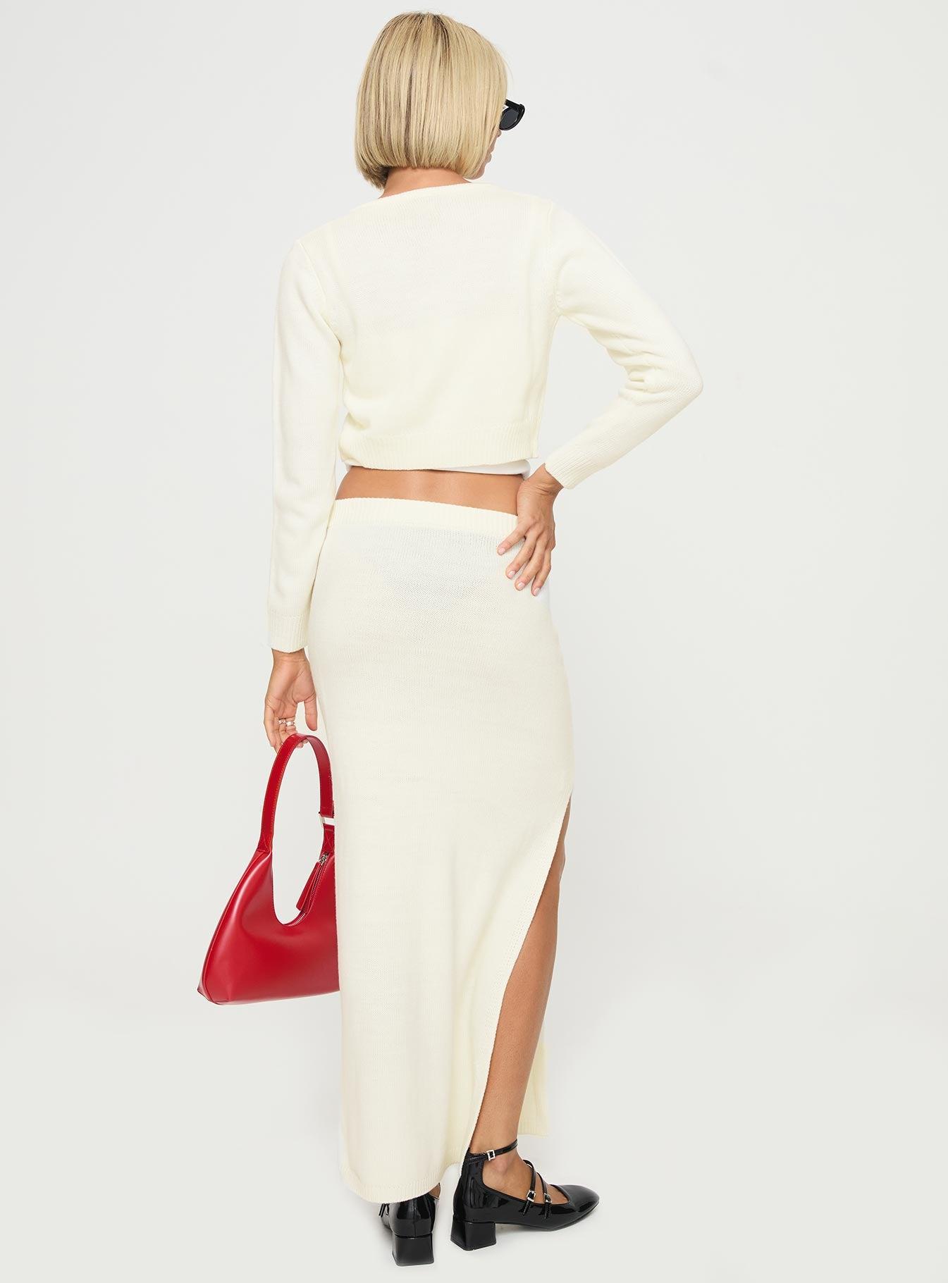 Collase Knit Sweater Cream Product Image