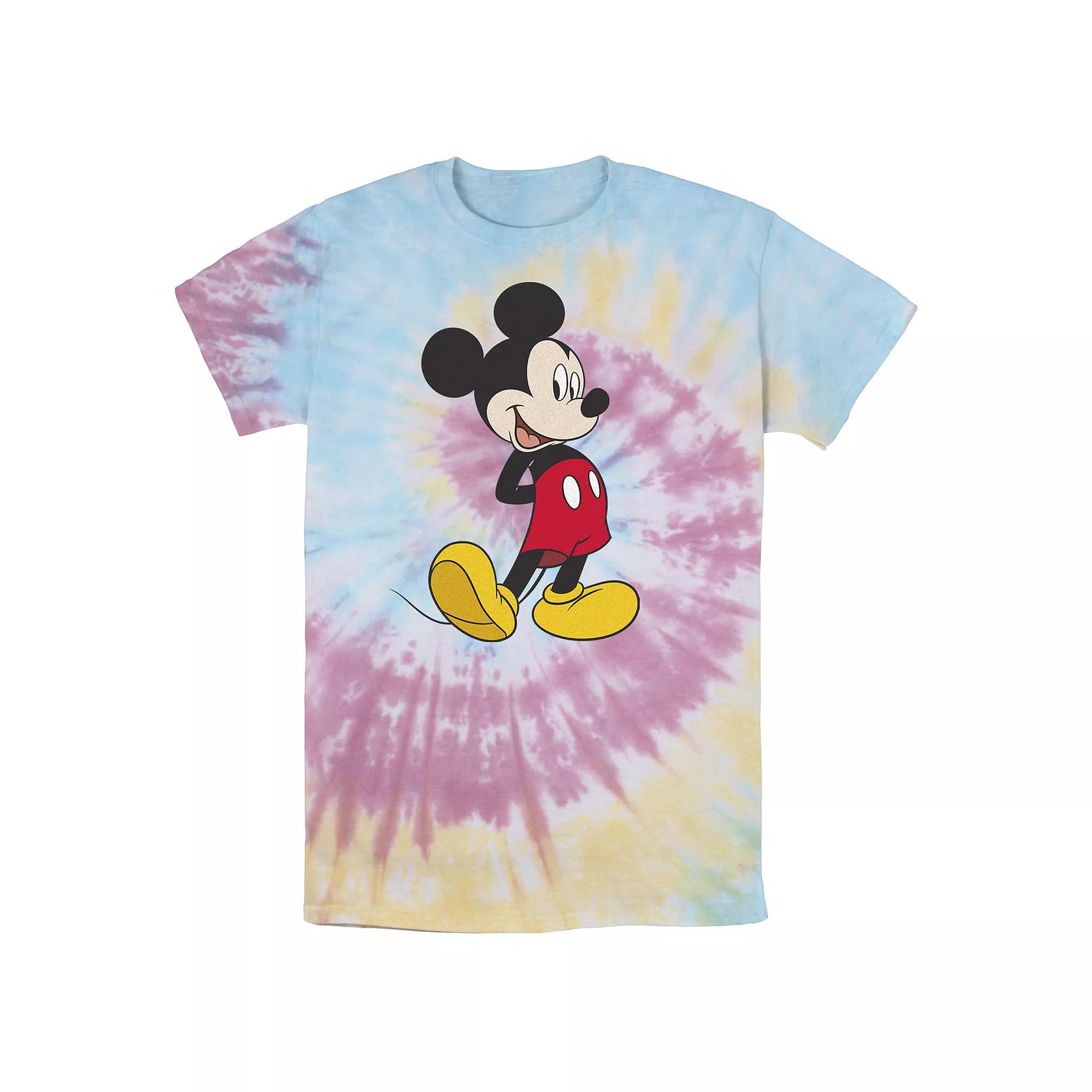 Disney's Mickey Mouse Men's Smiling Pose Wash Tee,  Product Image