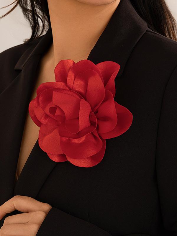 Three-Dimensional Flower Brooch Accessories Product Image