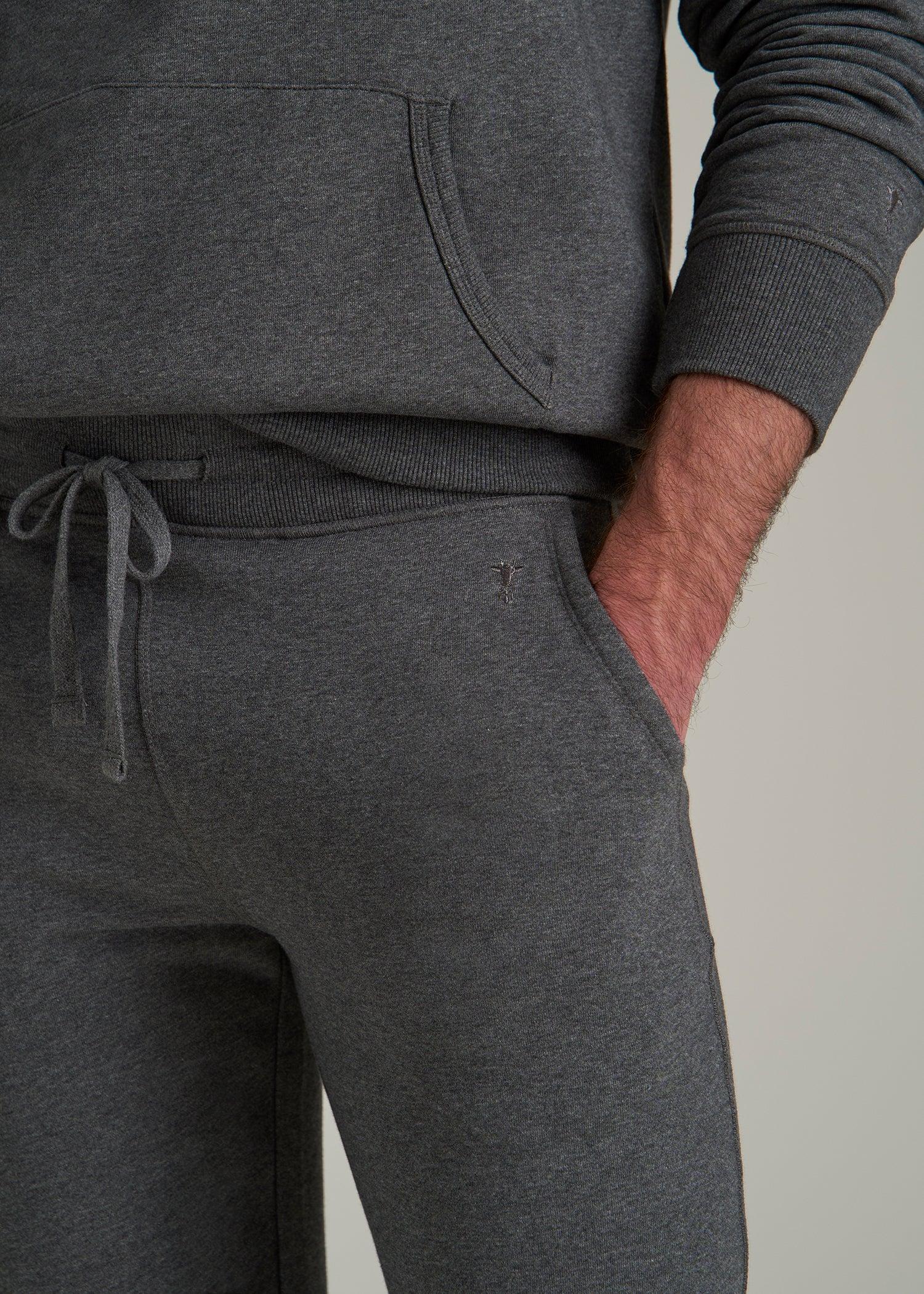 Wearever 2.0 Fleece Sweatpants for Tall Men in Charcoal Mix Male Product Image