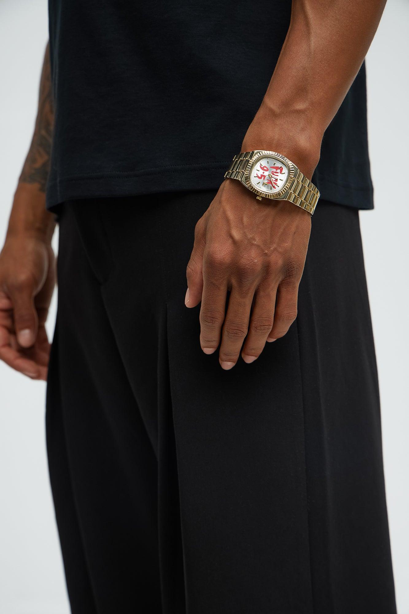 F 9 to 5 Mens Watch - Gold Male Product Image