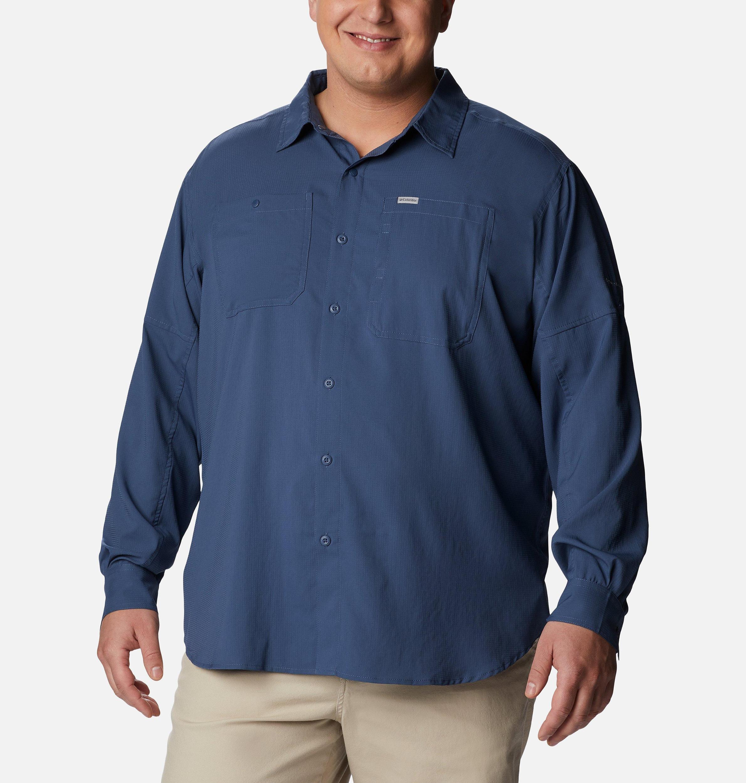 Columbia Mens Silver Ridge Utility Lite Long Sleeve Shirt - Big- Product Image