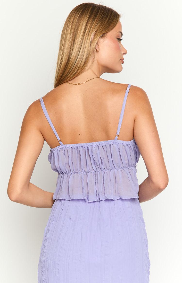 Her Moment Purple Maxi Skirt Product Image