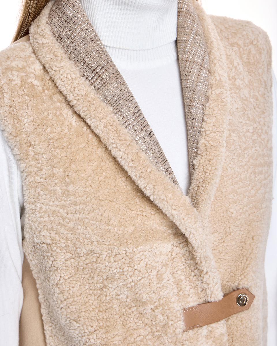Shearling Lamb Vest Product Image