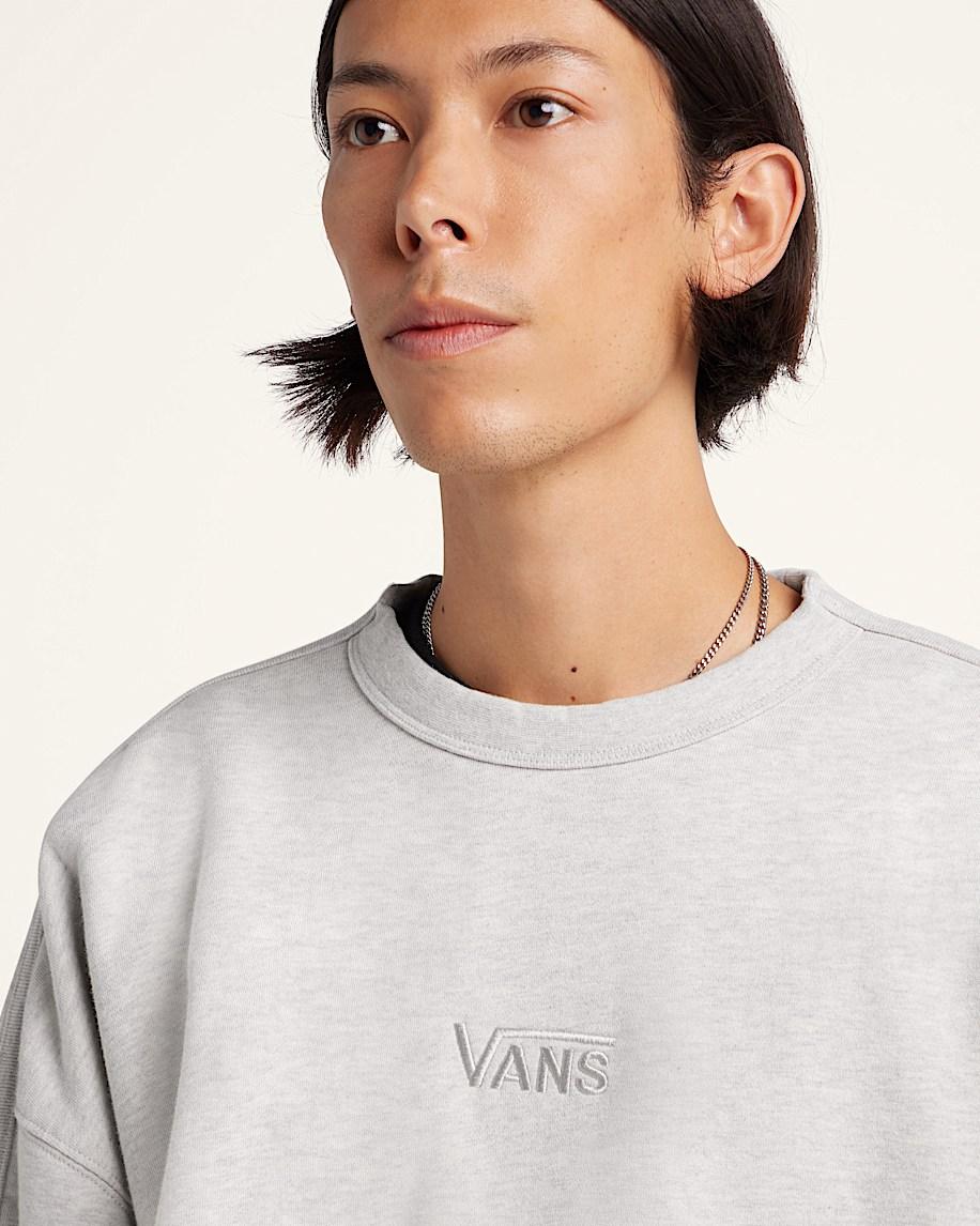 Premium Logo Crewneck Sweatshirt in Ash Heather Grey| Vans US Product Image