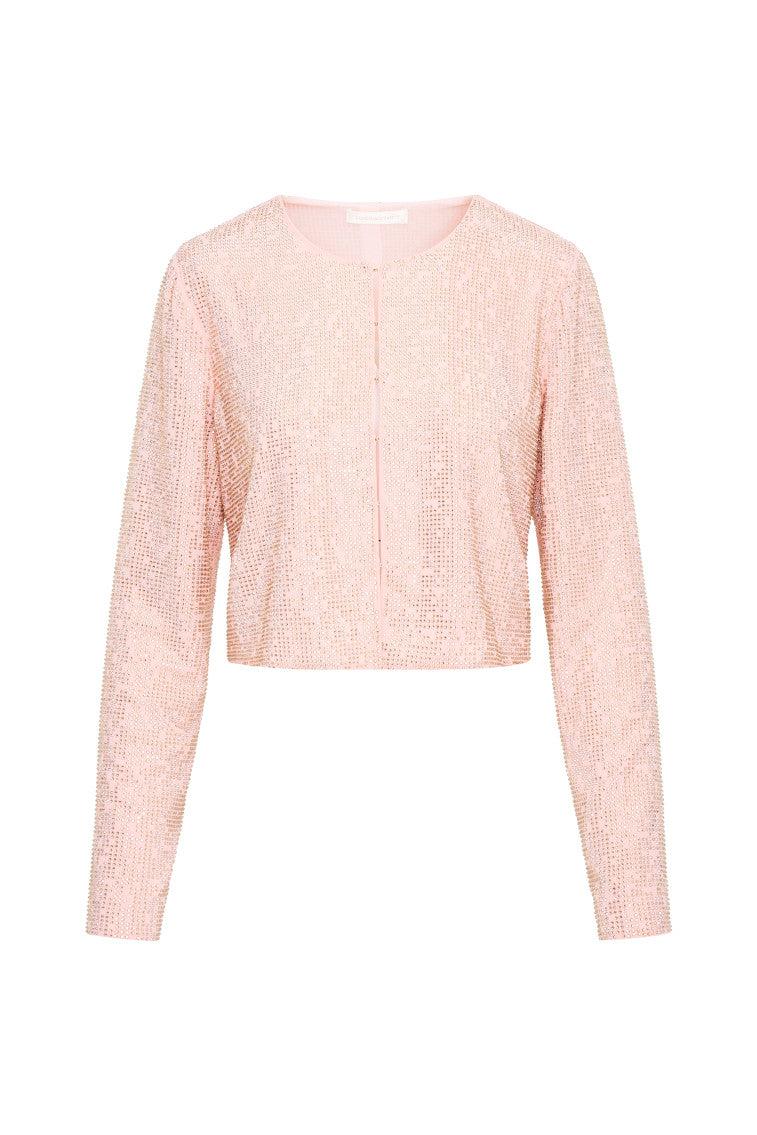 Daliana Crystal Long Sleeve Top Product Image