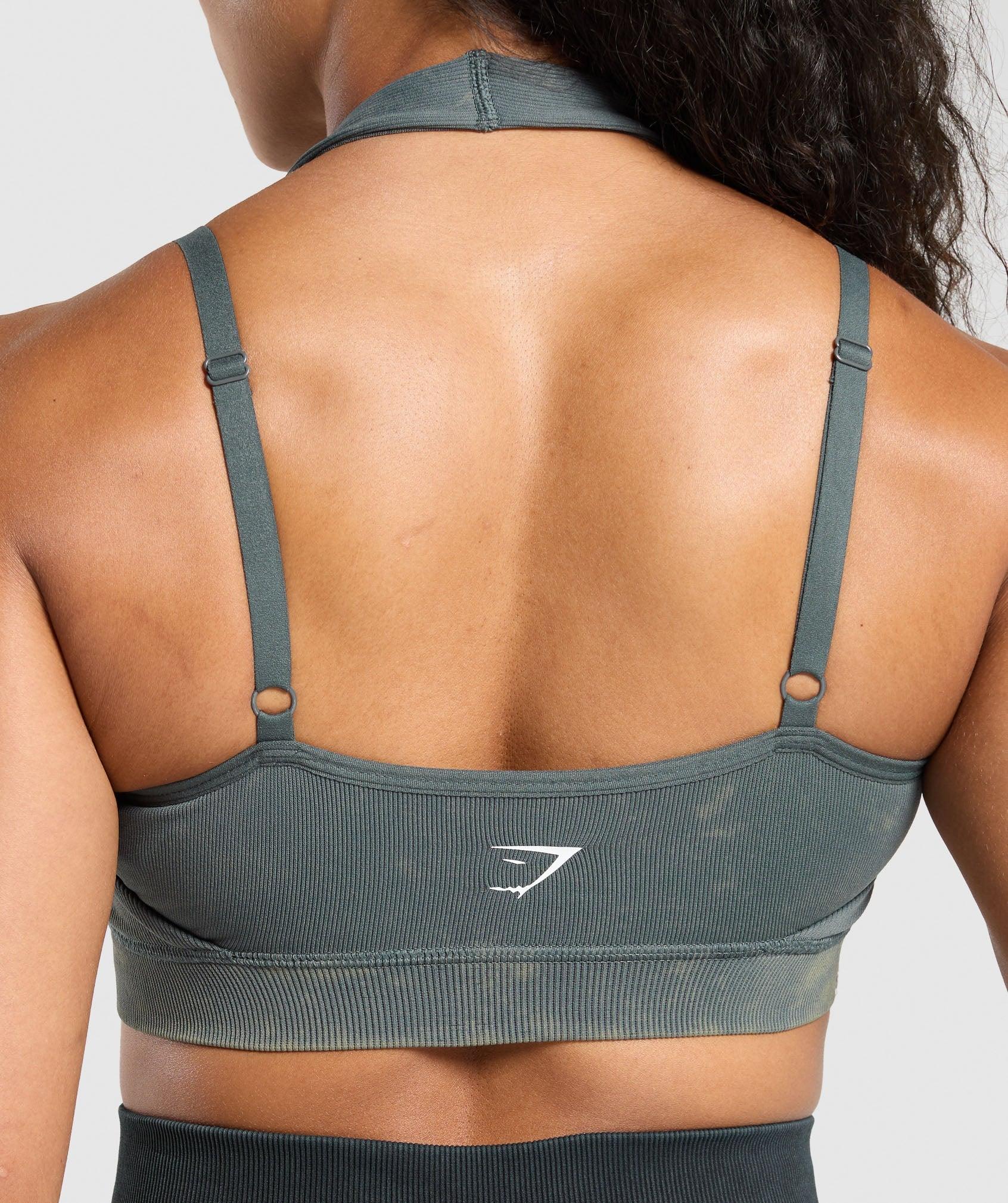 Gymshark Gains Seamless Bralette - Slate Teal Female Product Image