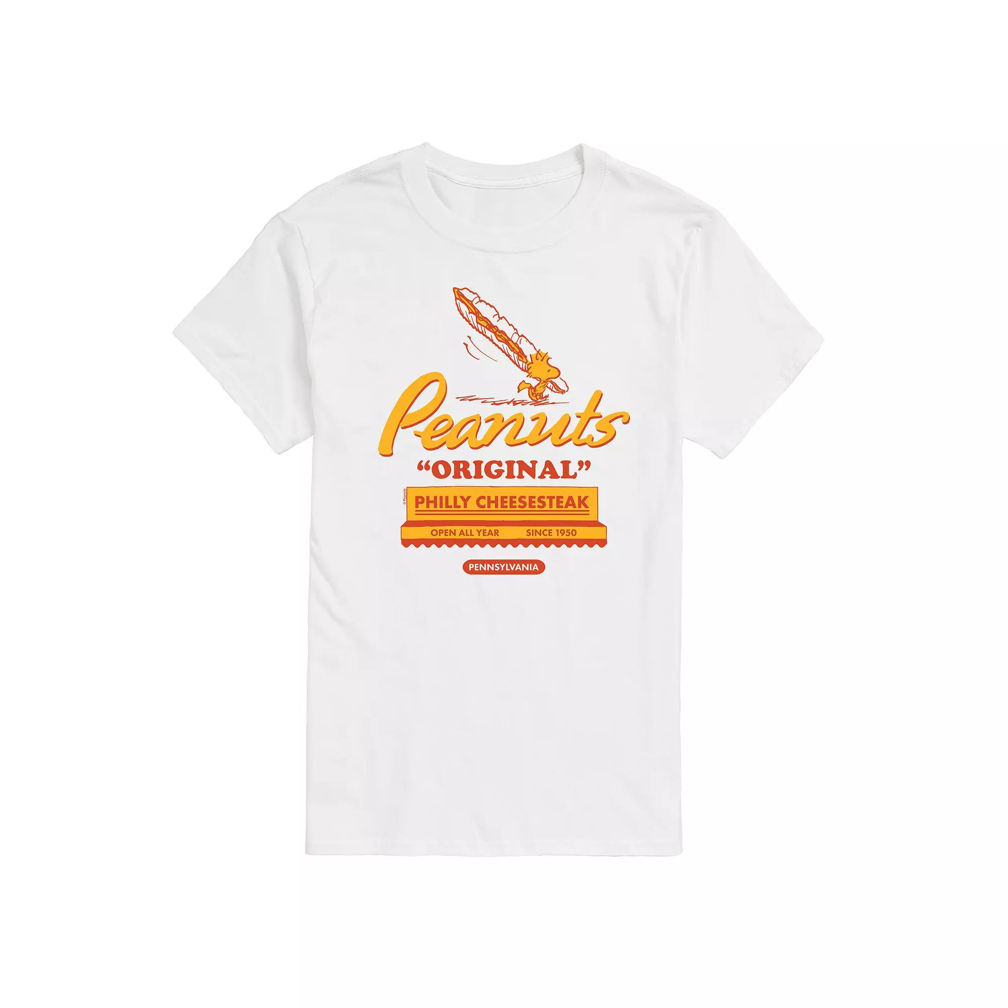 Big & Tall Peanuts Philly Cheesesteak Graphic Tee, Men's,  Product Image