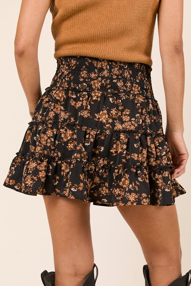 Through The Garden Tan Solid Mini Skort FINAL SALE Product Image