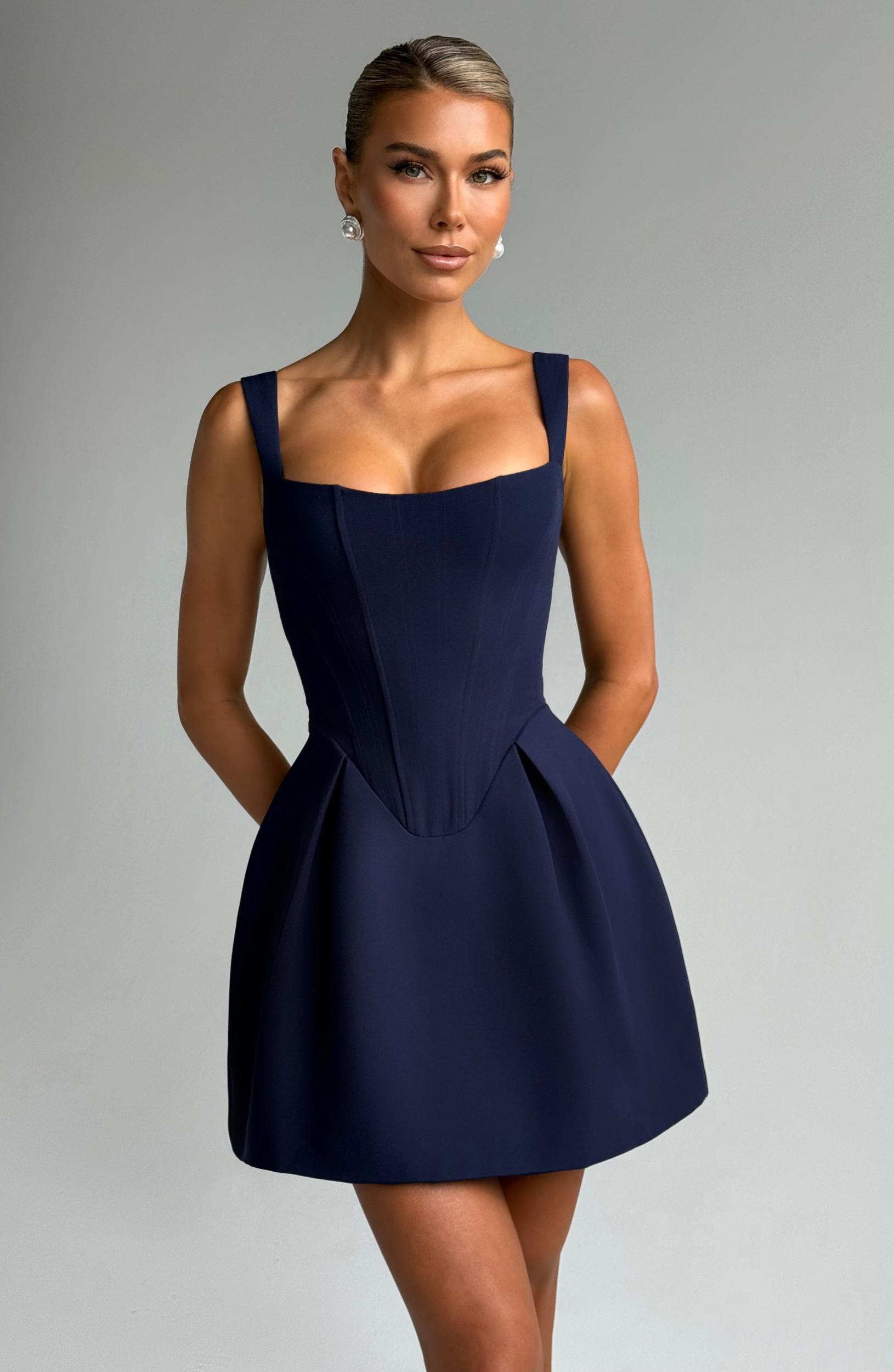 Janiyah Mini Dress - Navy Product Image