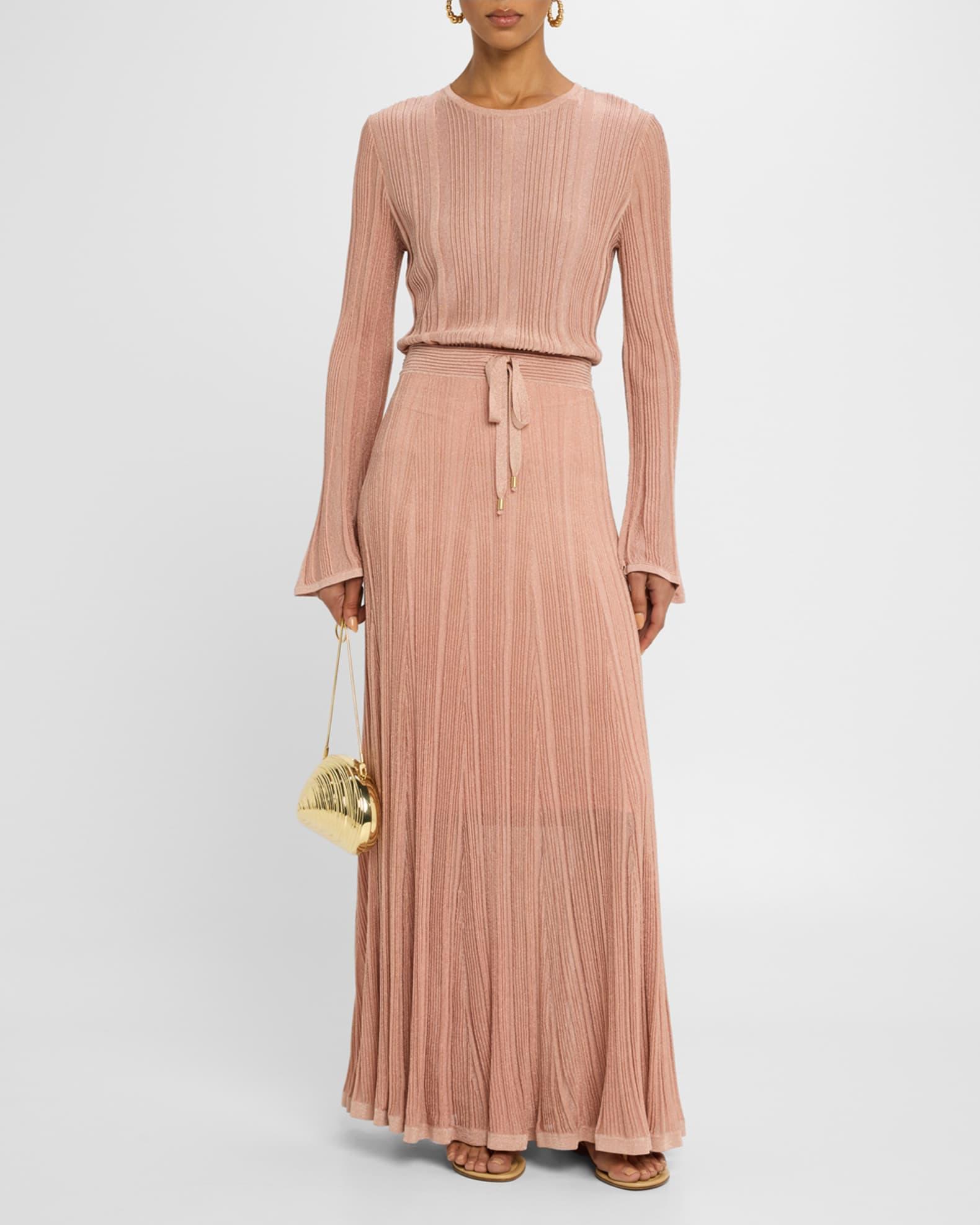 Lucky Metallic Maxi Skirt Product Image