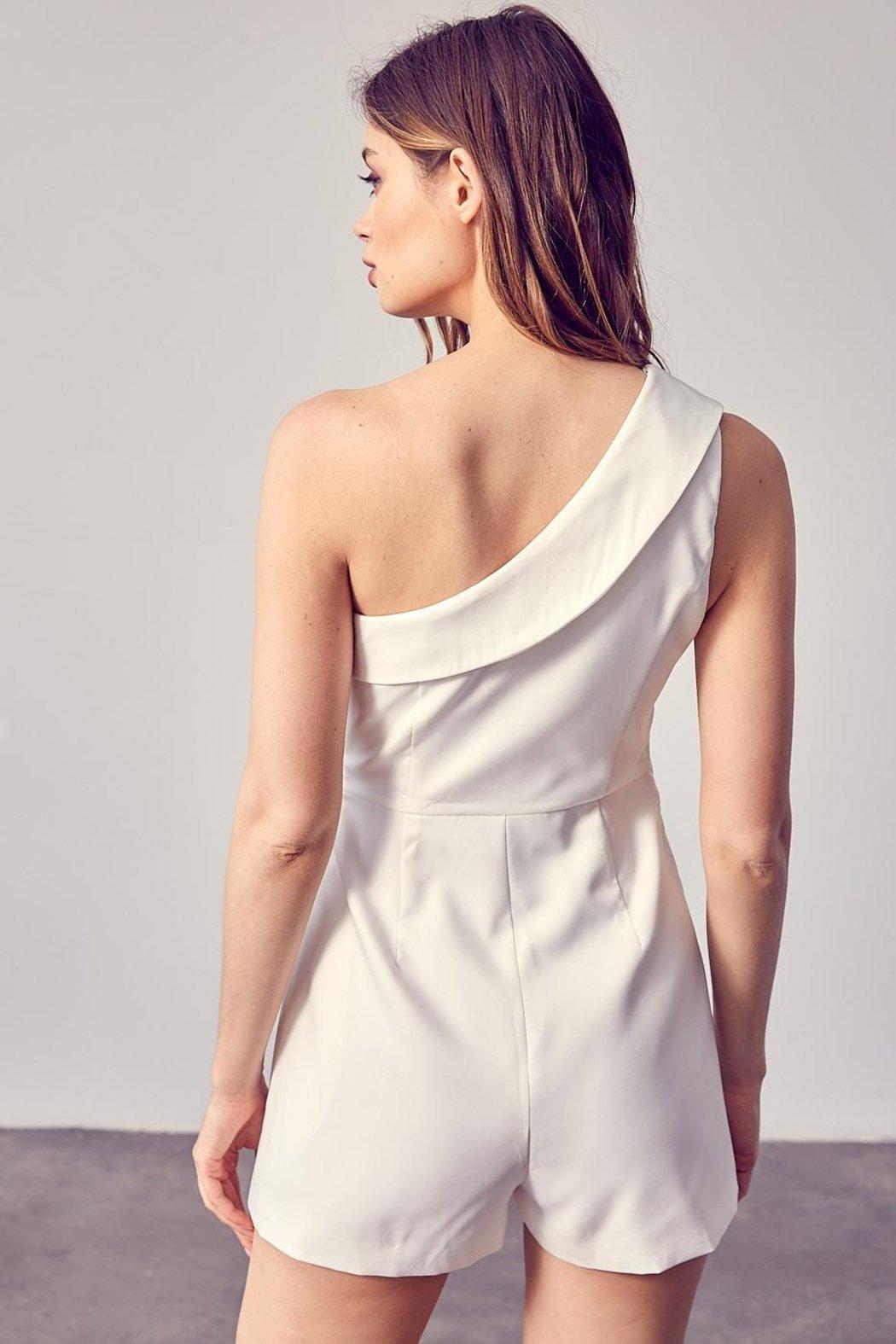 Botton Detail Romper Product Image