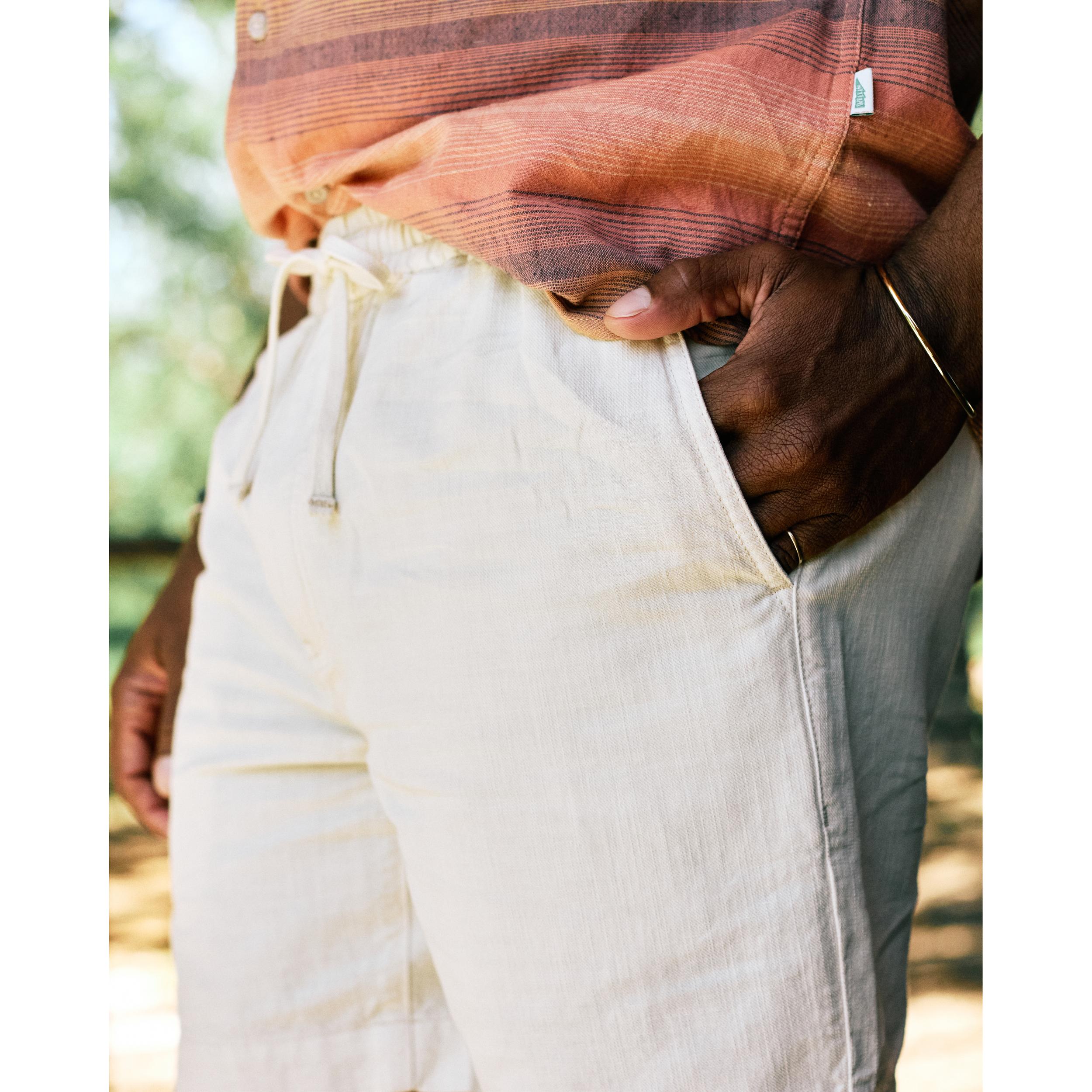 Cotton Linen Drawstring Short - 7" Product Image