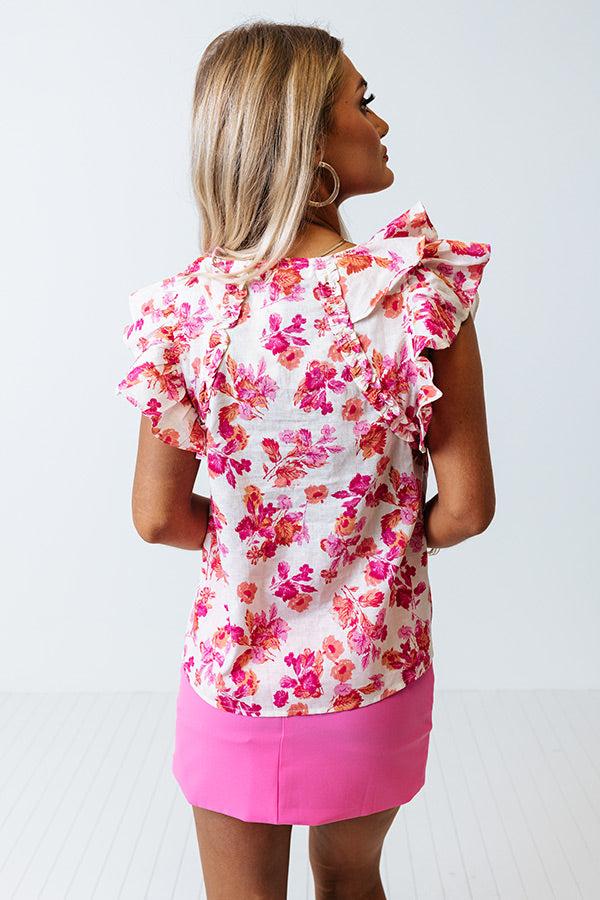 Pretty City Floral Shift Top Product Image