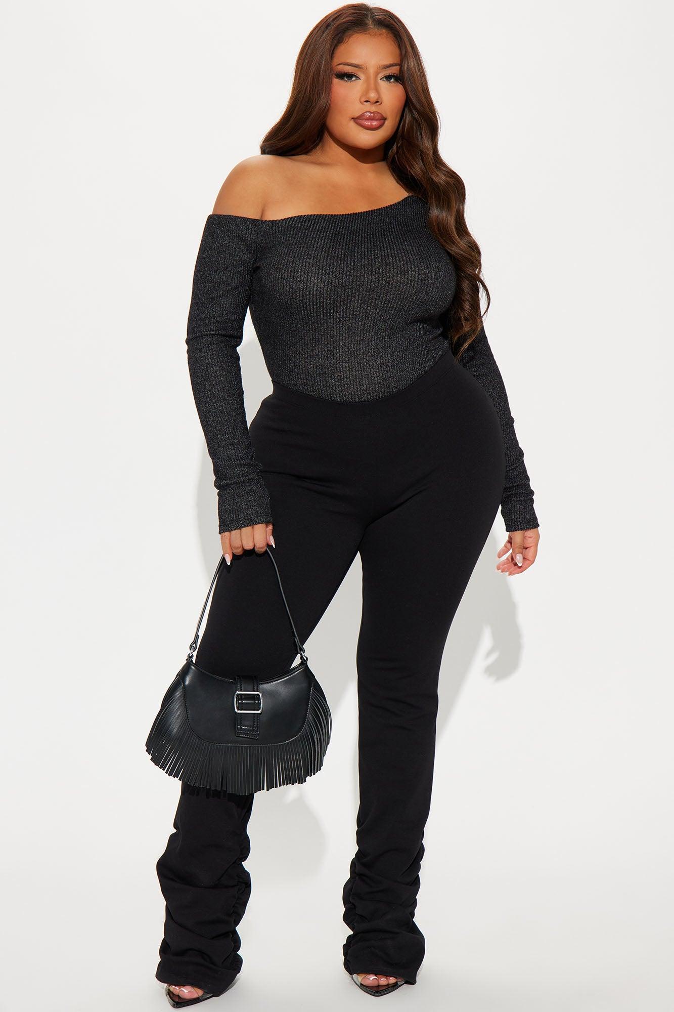Love Galore Stacked Legging - Black Product Image