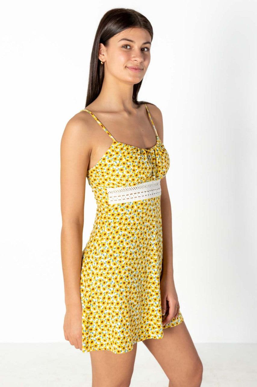 Sunflower Crochet Trim Dress Product Image