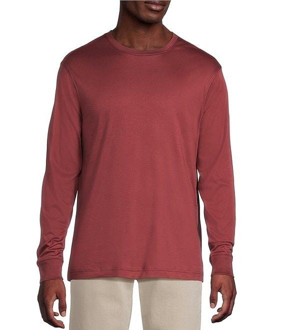 Daniel Cremieux Signature Label Pima Cotton Long Sleeve T-Shirt Product Image