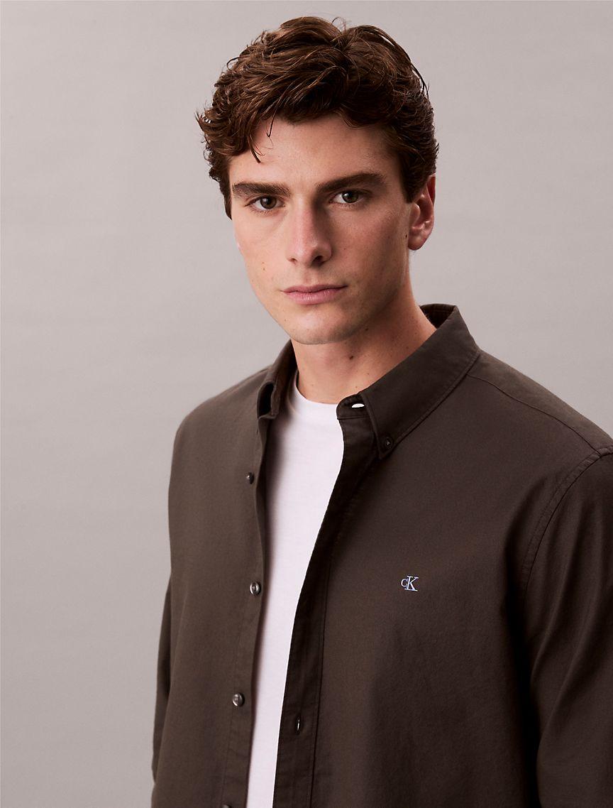 Solid Oxford Classic Button-Down Shirt Product Image