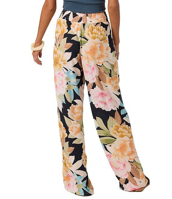 O'Neill Jonie Mikah High Rise Flowy Pull-On Printed Wide Leg Pants Product Image