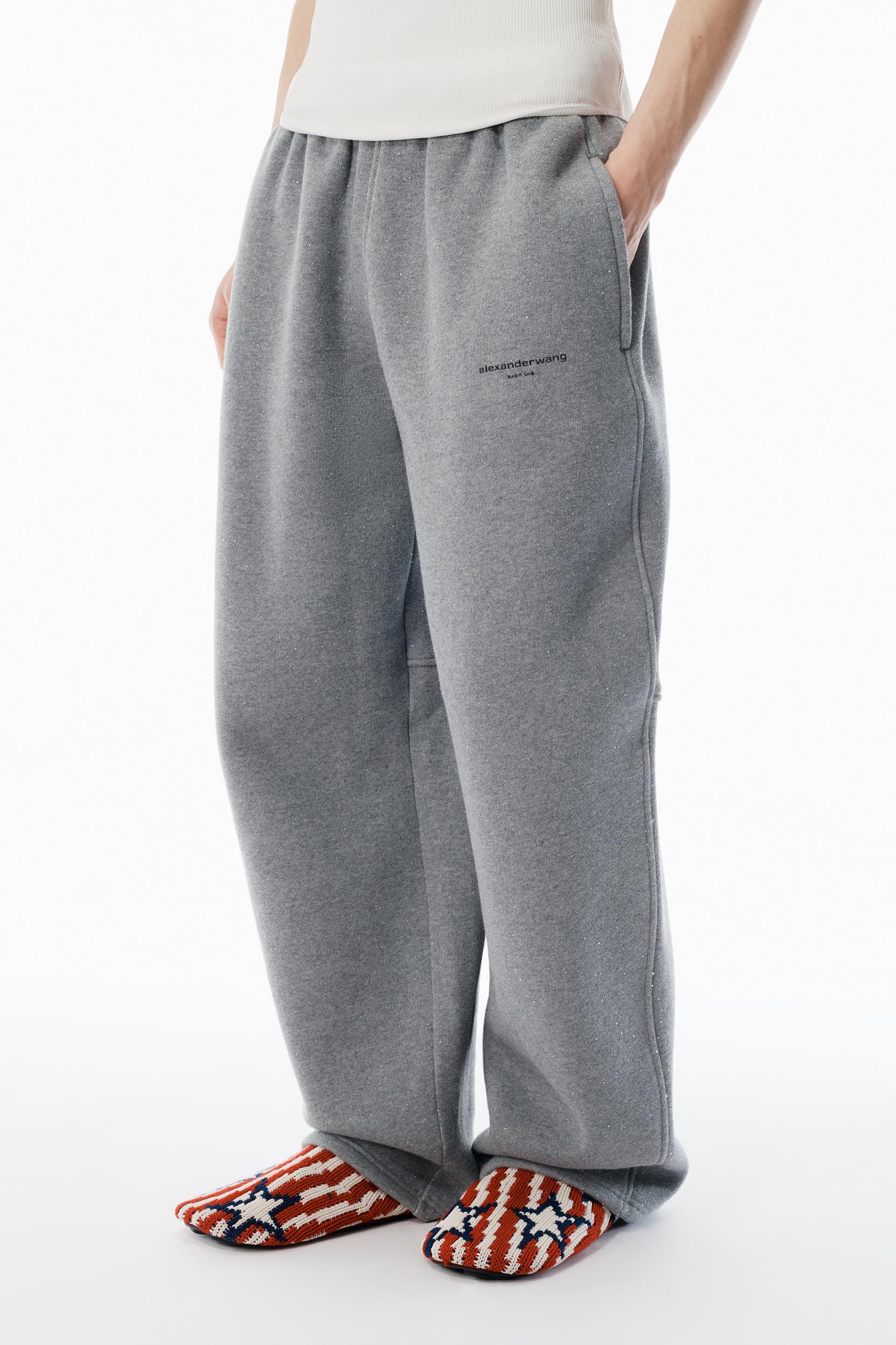 Grey Hotfix Terry Sweatpants Product Image