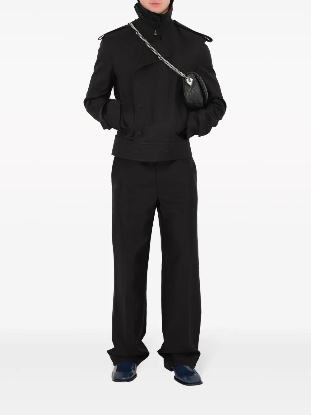 Shield leather loafers Product Image