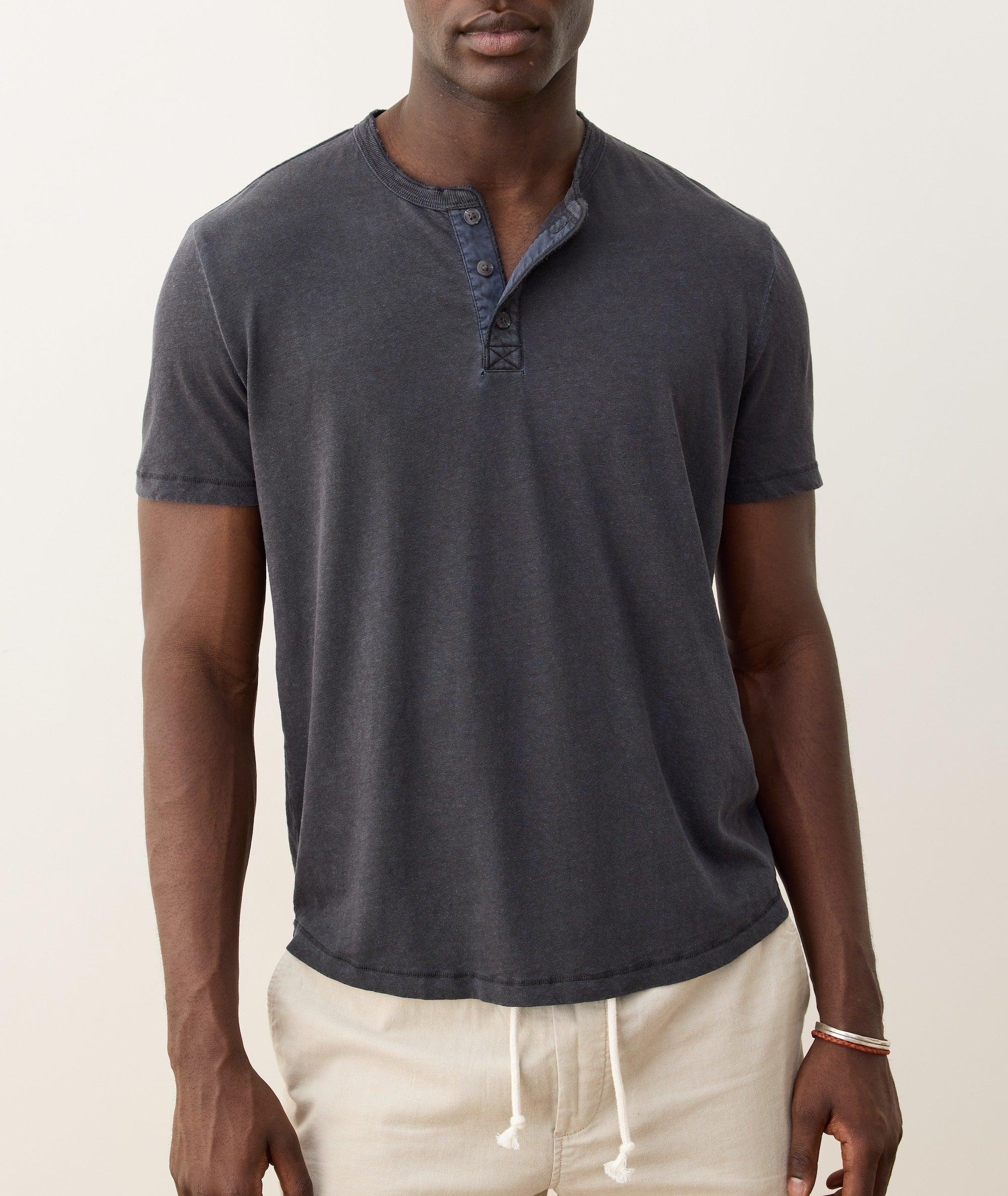 Relaxed Hemp Cotton Henley Product Image